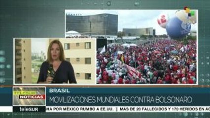 Tải video: Brasileños marchan en repudio al candidato derechista Jair Bolsonaro