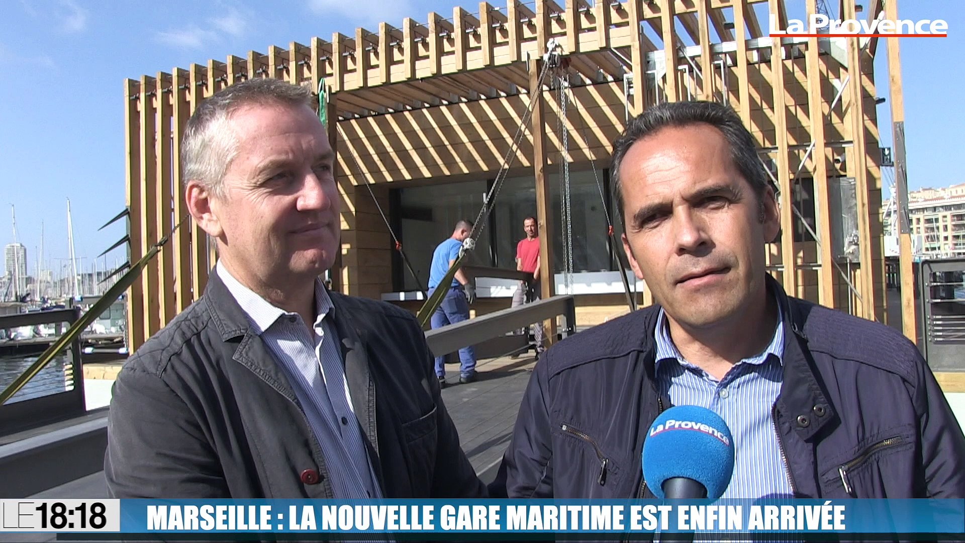 Le 18:18 : la nouvelle gare maritime est enfin arrivée dans le Vieux-Port  de Marseille - Vidéo Dailymotion