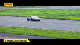 DRAG RACE: Lamborghini Huracán Performante vs Indian Navy MiG-29k | Autocar India