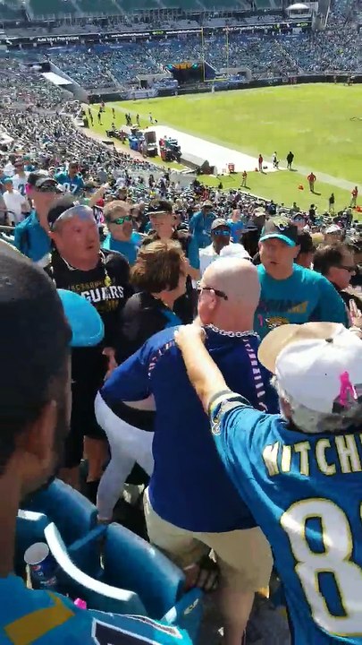 Fans Erupt at NFL Game