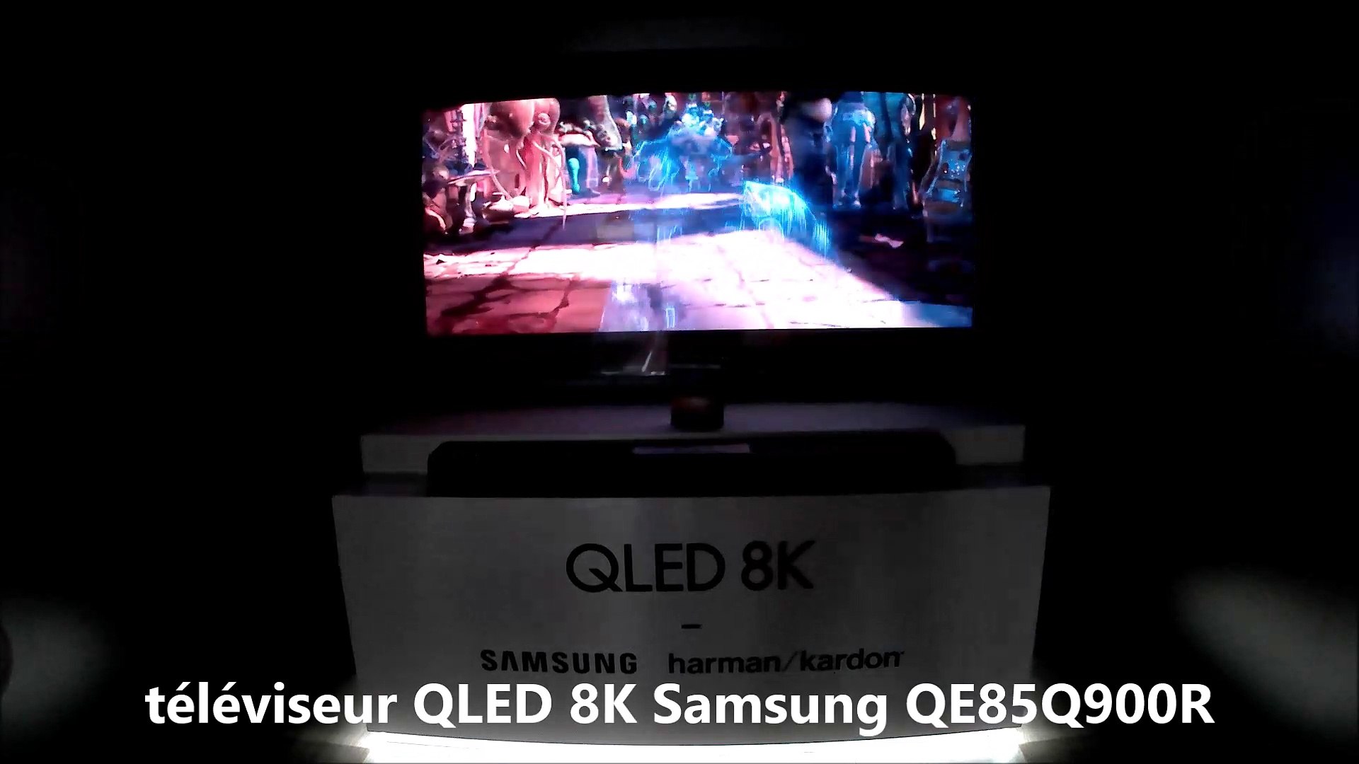 téléviseur QLED 8K Samsung QE85Q900R @ Paris Audio Vidéo Show 2018