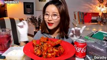 [ENG SUB]치킨매니아 불새치킨 먹방mukbang spicy chicken 辛いチキン 辣鸡肉 gà rán, gà nướng ไก่ทอด koreanfood