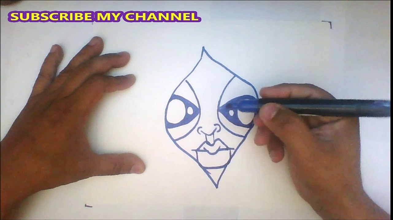 WIZARDS CHARACTER - (ALIEN GRAFFITI CHARACTER)