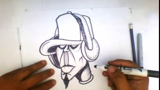 WIZARDS CHARACTER ( GRAFFITI CHARACTER WITH HIS HEAD PHONES)
