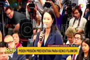Suspenden audiencia de pedido de prisión preventiva para Keiko Fujimori