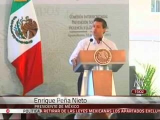 Sí es posible lograr la paz en México: Peña