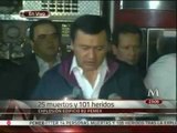 25 muertos y 101 heridos tras explosión en edificio de Pemex: Osorio Chong