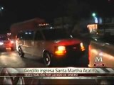 Convoy de PGR escoltó a Gordillo hasta Santa Martha Acatitla
