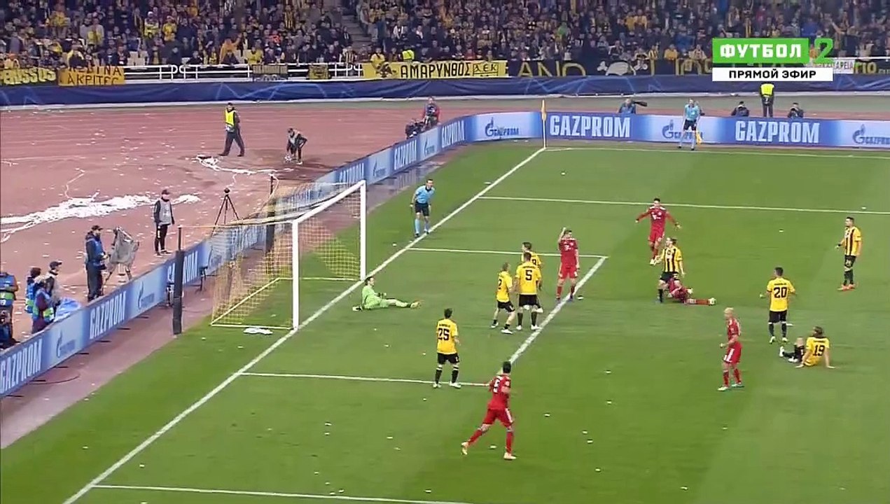 Javi Martinez Goal HD -  AEK Athens FC	0-1	Bayern Munich 23.10.2018