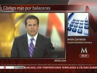 Confirma vocero de Coahuila enfrentamientos en Monclova