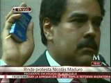 Rinde protesta Nicolás Maduro como presidente de Venezuela