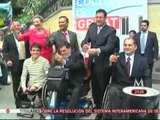 Inauguran rampas para beneficiar a personas con discapacidad en el DF