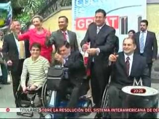 Inauguran rampas para beneficiar a personas con discapacidad en el DF