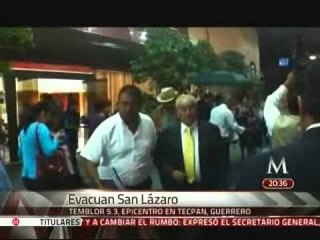 Evacúan San Lázaro ante sismo de 5.3 grados Richter