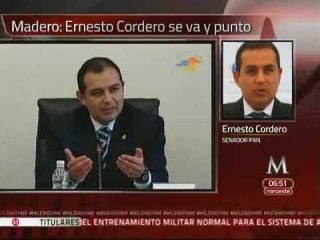 Madero faltó a su palabra; me quedo en el PAN: Cordero