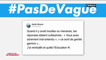 #PasDeVague : le SOS des profs en danger - L'info du vrai du 22/10 - CANAL+