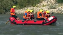 Tarihi Palu ilçesinde rafting heyecanı - ELAZIĞ