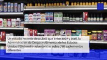 Se encontraron drogas ocultas en suplementos vitamínicos