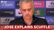 JOSE MOURINHO EXPLAINS TOUCHLINE SCUFFLE Press Conference Chelsea 2-2 Manchester United