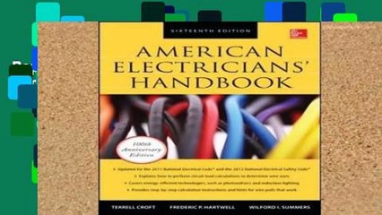 Popular American Electricians  Handbook, Sixteenth Edition