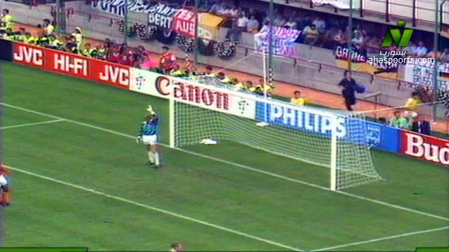 الشوط الاول مباراة المانيا و هولندا 2-1 ثمن نهائي كاس العالم 1990