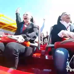 Almost died on the roller coaster