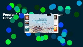 Popular A First Course in Loop Quantum Gravity