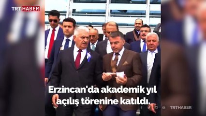 TBMM Başkanı Yıldırım öğrencilerin yaptığı elektrikli otomobili test etti