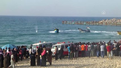 Ablukanın Kaldırılması Talebiyle Düzenlenen "Deniz Eylemleri" Sürüyor (3)