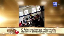 JC Palma fue detenido por supuestamente manejar un caro con placas adulteradas y sin licencia