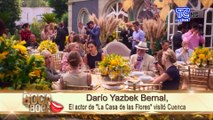 Darío Yazbek Bernal, el actor de “La Casa de las Flores” visitó Cuenca
