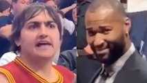 Crazy Cavs Fan Yells At Boogie In his Face: “ You Ruined The NBA