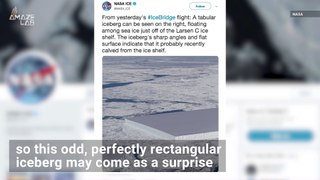NASA spots bizarre, perfectly rectangular iceberg in Antarctica
