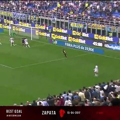 #InterMilan: The Best Goal ⚽Final act Zapata's last-gasp equaliser  The Swan's beautyVote your winner!La finale Il vincitore lo votate voi!#MILANosiamo