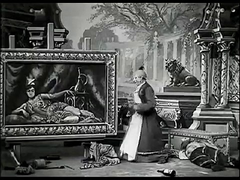 Delirium in a Studio (1907) - GEORGES MELIES - Ali Barbouyou et Ali Bouf a l'huile