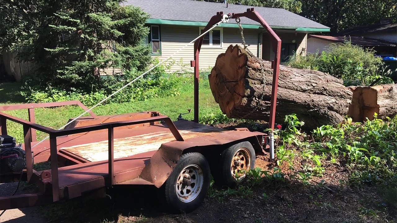 Building A Log Hauling Trailer
