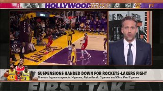 Rajon Rondo ‘tried to get away with’ spitting at Chris Paul during fight - Stephen A. | First Take