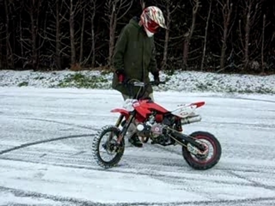 bud preparée sur neige