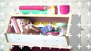 Do your kids have a lot of stuff to store? Of course they do. Make getting organized fun with this custom DIY organizer. Rosa Armstrong and her daughter Melan