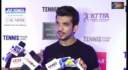 Actor Arjun Bijlani's Great think about Tennis Player | Tennis Premier League 2018