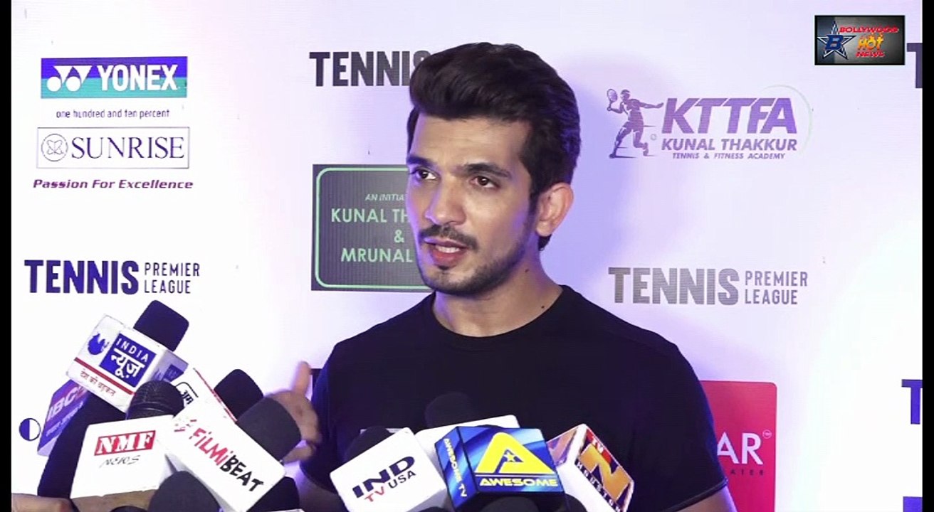 Actor Arjun Bijlani's Great think about Tennis Player | Tennis Premier League 2018
