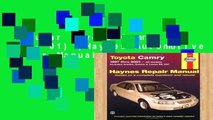 Popular Toyota Camry (97 - 01) (Haynes Automotive Repair Manuals)