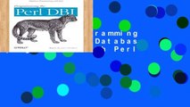 Library  Programming the Perl DBI: Database programming with Perl