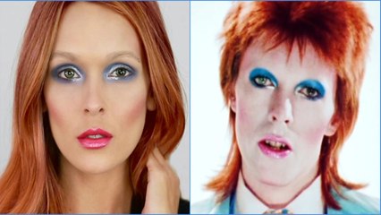 Easy David Bowie Halloween Makeup Tutorial