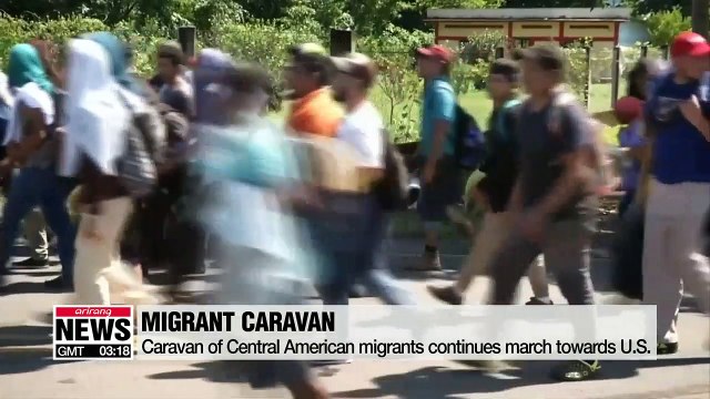U.S. President Donald Trump denounces migrant caravan as it marches towards U.S.