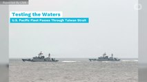 US Warships Sail Through Taiwan Strait