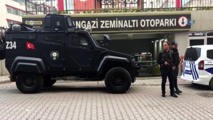 Konsolosluk aracının bulunduğu otoparkta güvenlik önlemleri