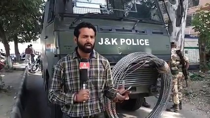 Restrictions in  Kashmir