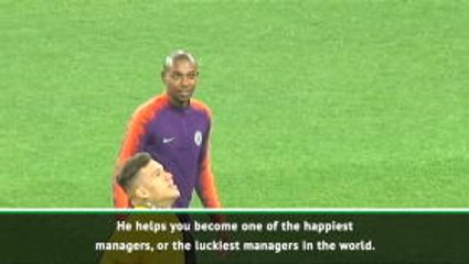 Guardiola: It's a joy to manage Fernandinho