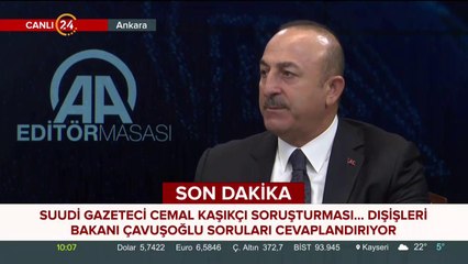 Bakan Çavuşoğlu konuşuyor